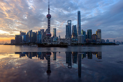 上海外滩城市夜景