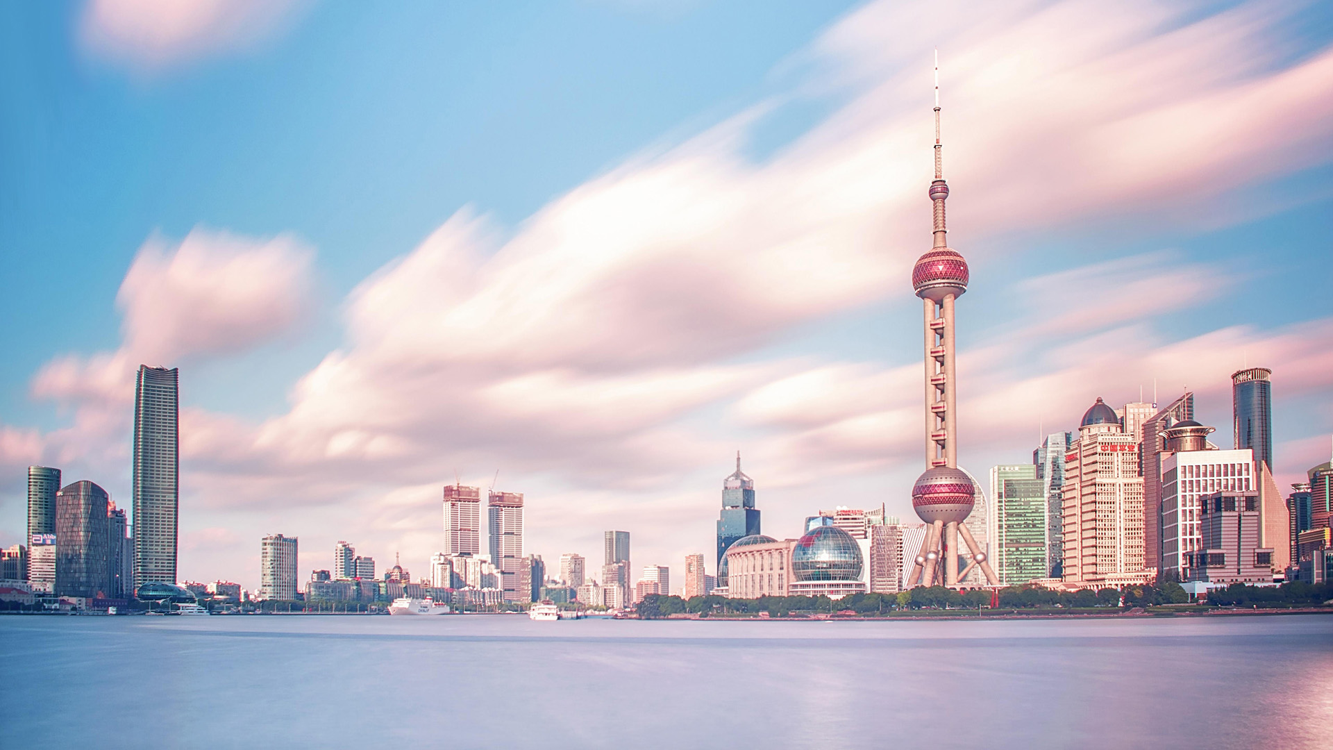 上海外滩唯美风景桌面壁纸_风景壁纸_壁纸下载_美桌网